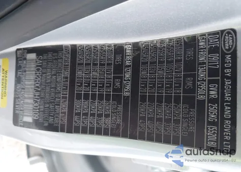 2018 Land Rover Discovery Sport Hse from USA, damaged, VIN SALCR2RX7JH730109